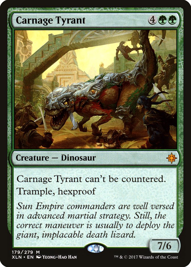 Carnage Tyrant - [Foil] Ixalan (XLN)
