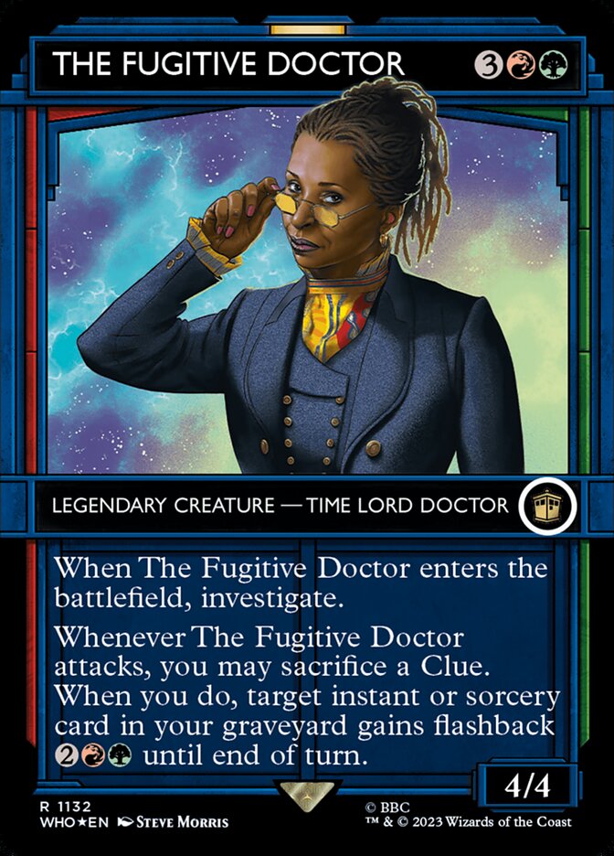 The Fugitive Doctor - [Surge Foil, Showcase] Doctor Who (WHO)