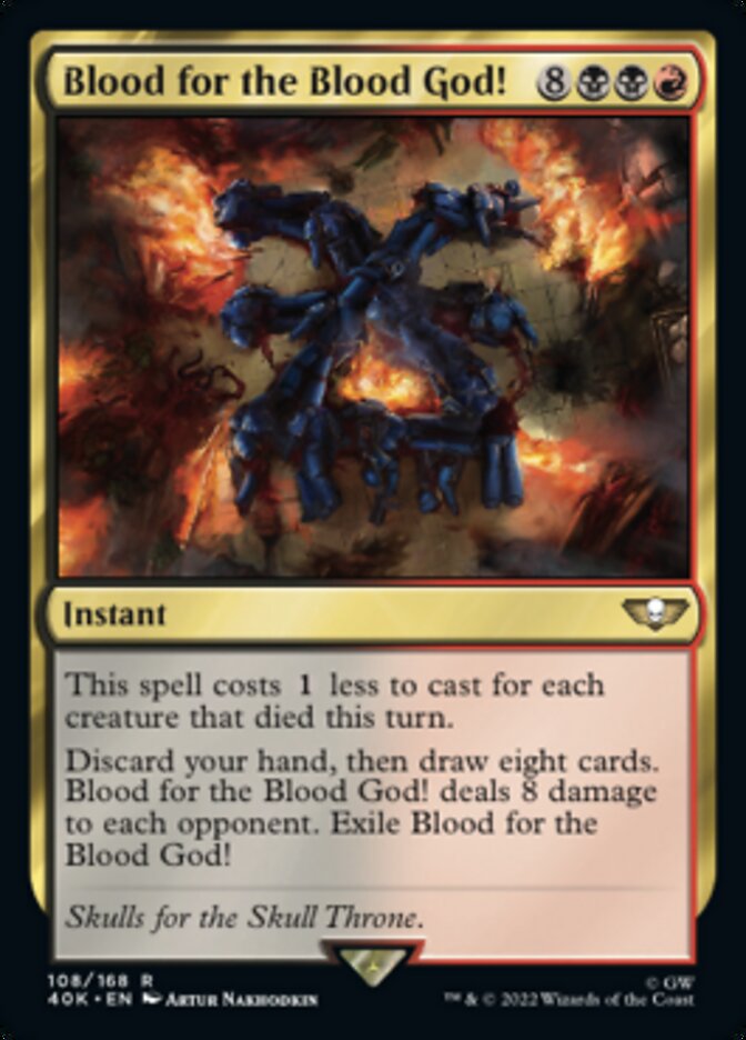 Blood for the Blood God! - [Surge Foil] Warhammer 40,000 Commander (40K)