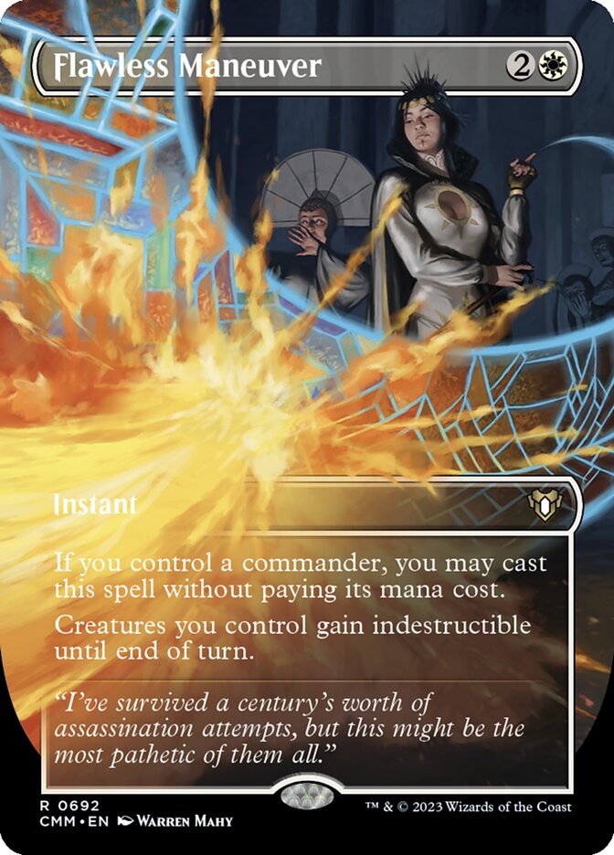 Flawless Maneuver - [Foil, Borderless] Commander Masters (CMM)