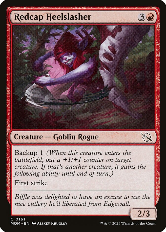 Redcap Heelslasher - [Foil] March of the Machine (MOM)