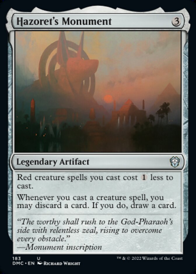 Hazoret's Monument - Dominaria United Commander (DMC)