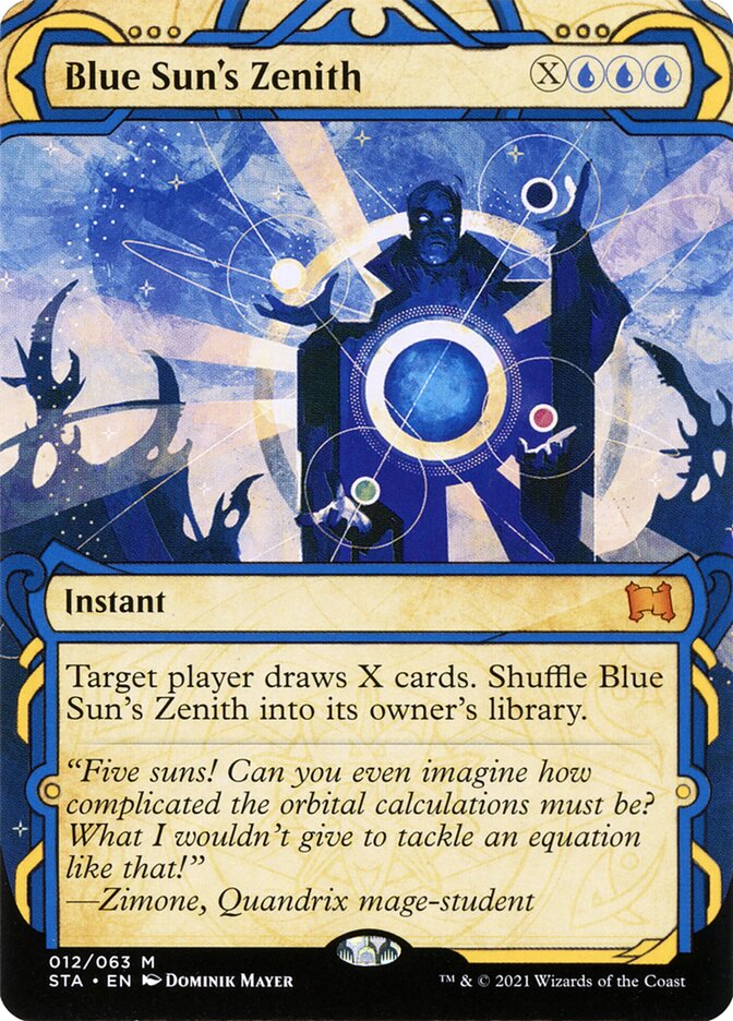 Blue Sun's Zenith - [Etched] Strixhaven Mystical Archive (STA)