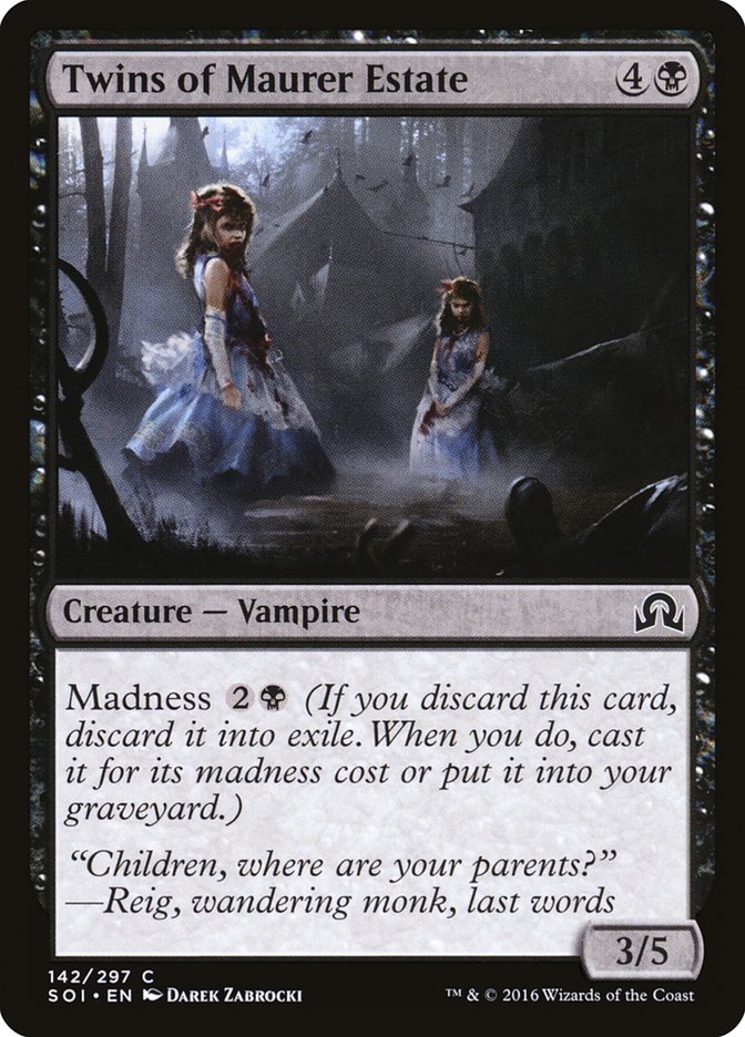 Twins of Maurer Estate - [Foil] Shadows over Innistrad (SOI)