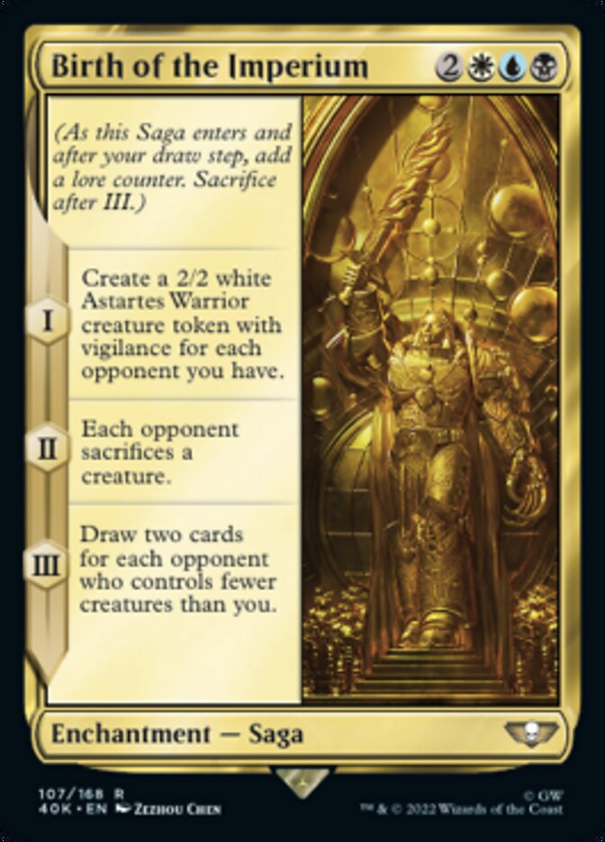 Birth of the Imperium - [Surge Foil] Warhammer 40,000 Commander (40K)