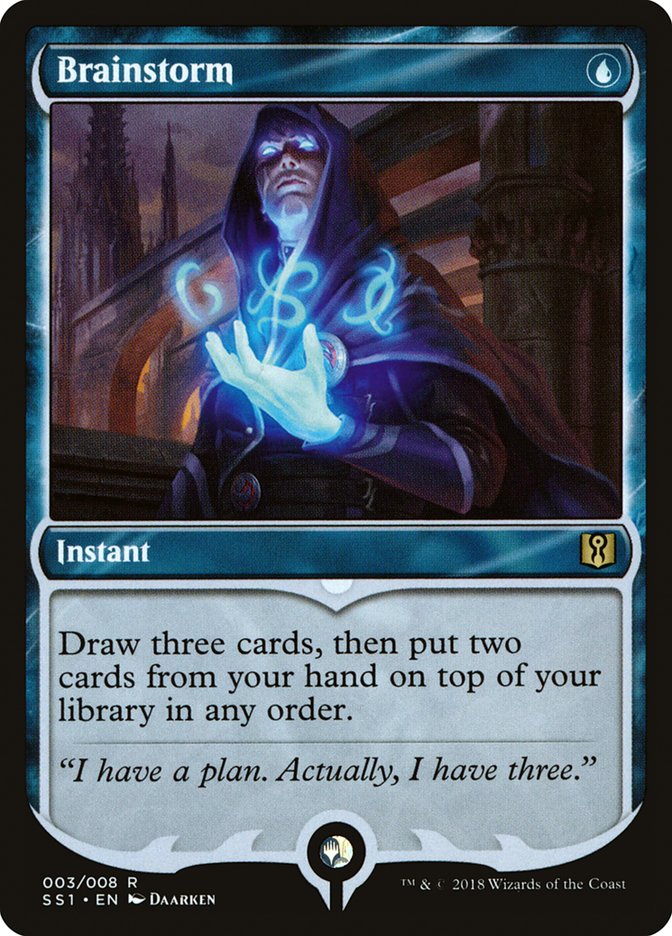Brainstorm - [Foil] Signature Spellbook: Jace (SS1)