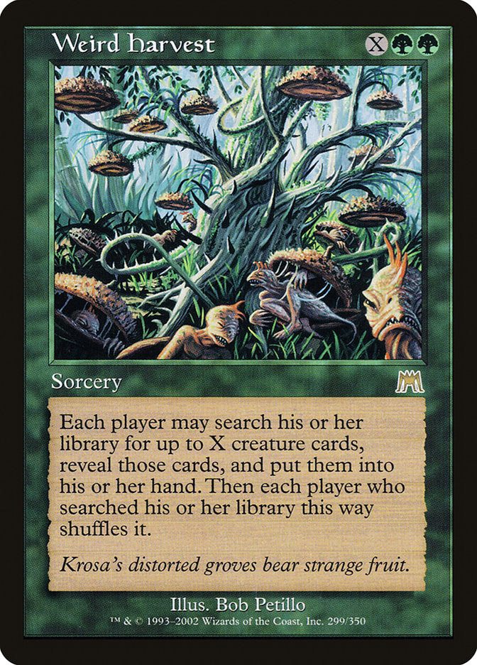 Weird Harvest - [Foil, Retro Frame] Onslaught (ONS)