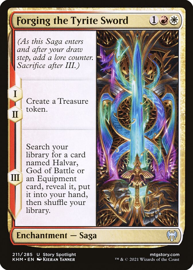 Forging the Tyrite Sword - [Foil] Kaldheim (KHM)