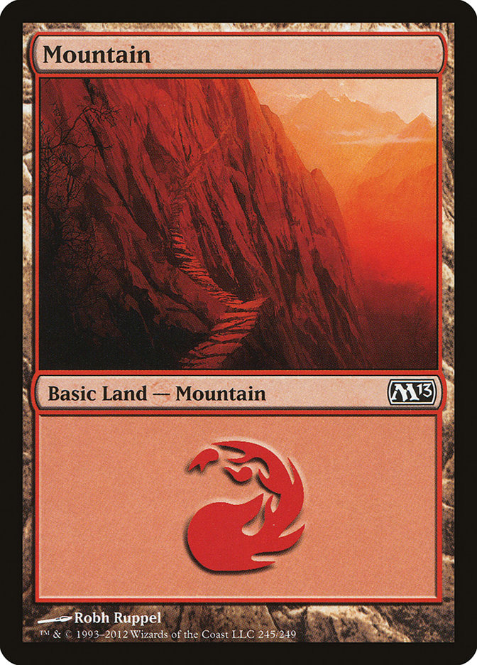 Mountain (245) - [Foil] Magic 2013 (M13)