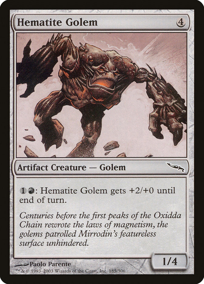 Hematite Golem - [Foil] Mirrodin (MRD)