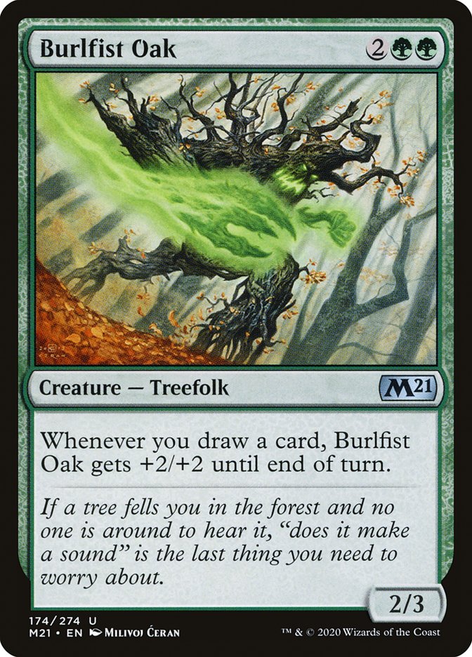 Burlfist Oak - [Foil] Core Set 2021 (M21)