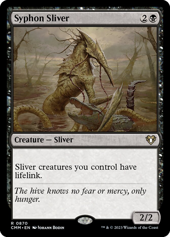 Syphon Sliver - [Foil] Commander Masters (CMM)