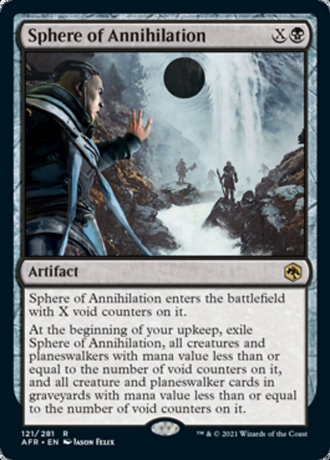 Sphere of Annihilation - [Foil] Adventures in the Forgotten Realms (AFR)