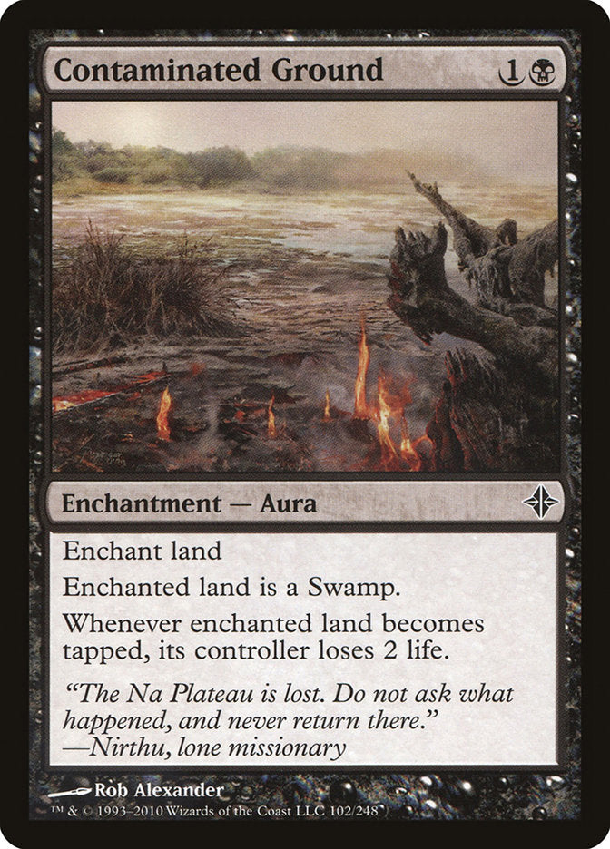 Contaminated Ground - [Foil] Rise of the Eldrazi (ROE)