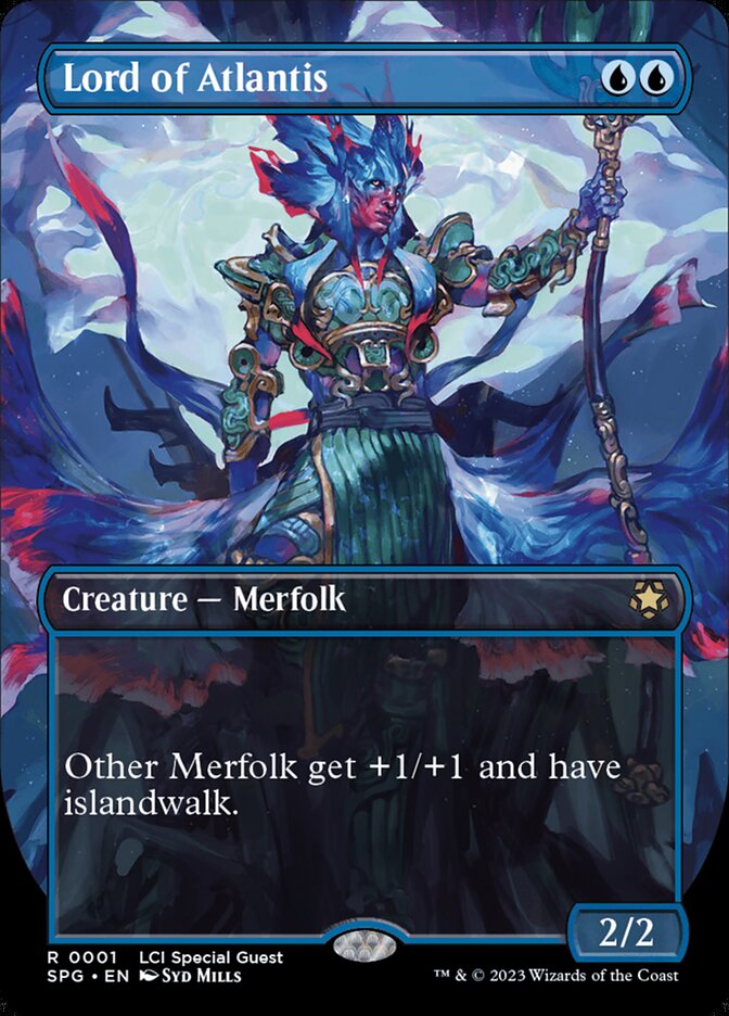 Lord of Atlantis - [Foil, Borderless] Special Guests (SPG)