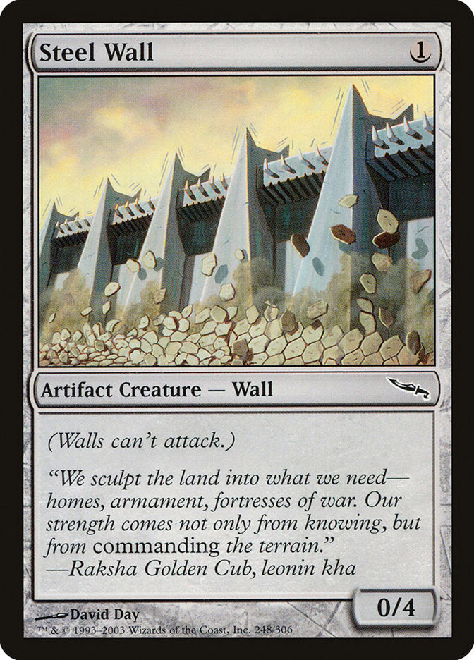 Steel Wall - [Foil] Mirrodin (MRD)