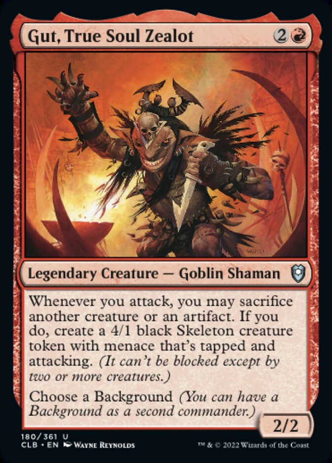 Gut, True Soul Zealot - [Foil] Commander Legends: Battle for Baldur's Gate (CLB)