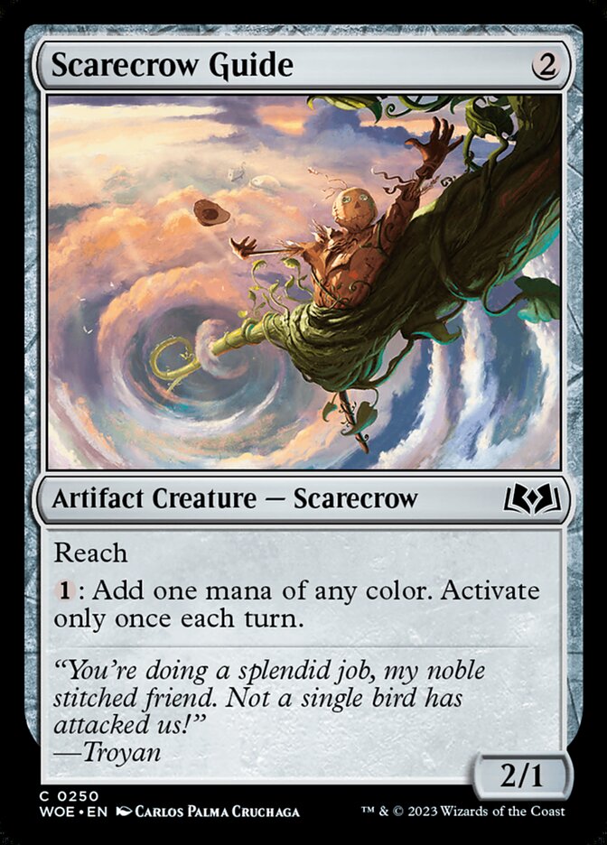 Scarecrow Guide - [Foil] Wilds of Eldraine (WOE)