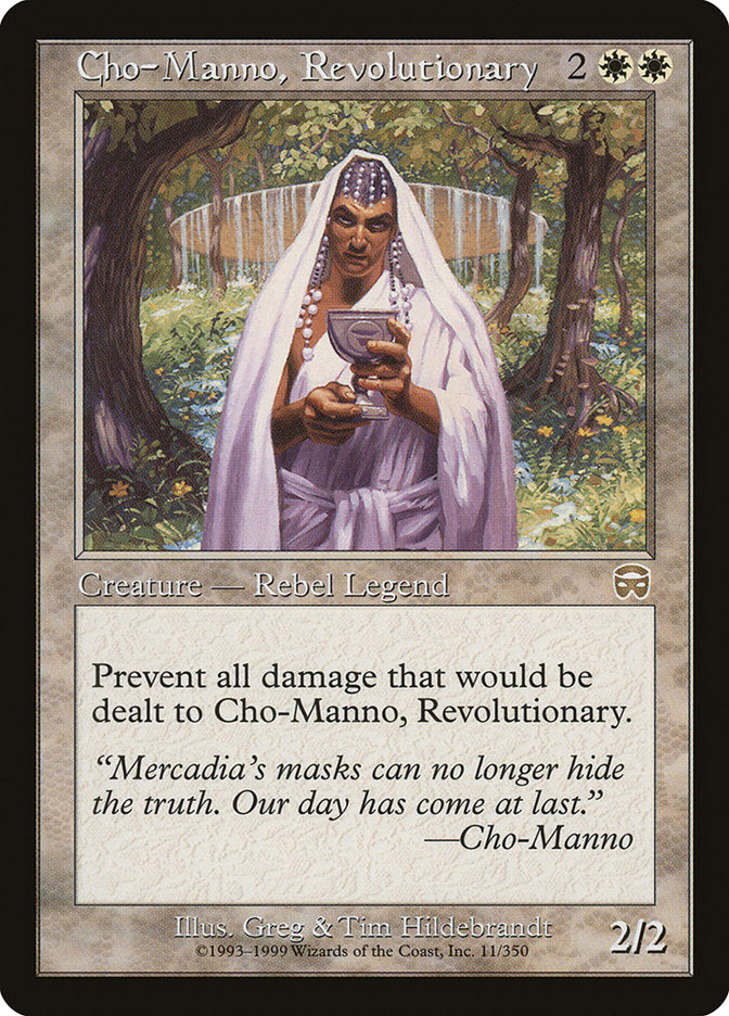 Cho-Manno, Revolutionary - [Foil] Mercadian Masques (MMQ)