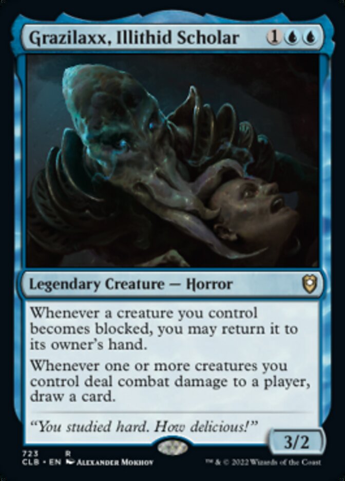 Grazilaxx, Illithid Scholar - Commander Legends: Battle for Baldur's Gate (CLB)