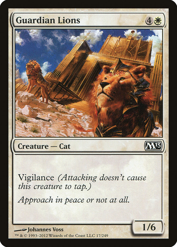 Guardian Lions - [Foil] Magic 2013 (M13)