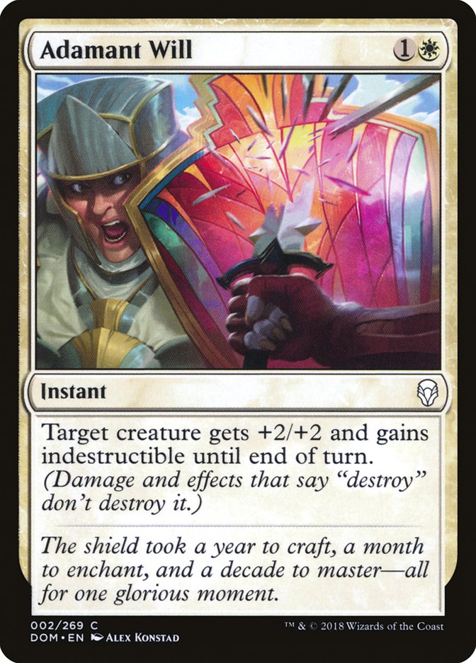 Adamant Will - Dominaria (DOM)
