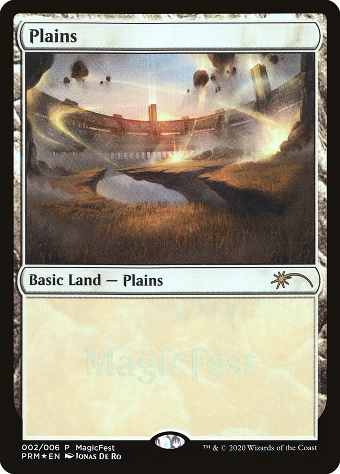 Plains - [Foil, Promo] MagicFest 2020 (PF20)
