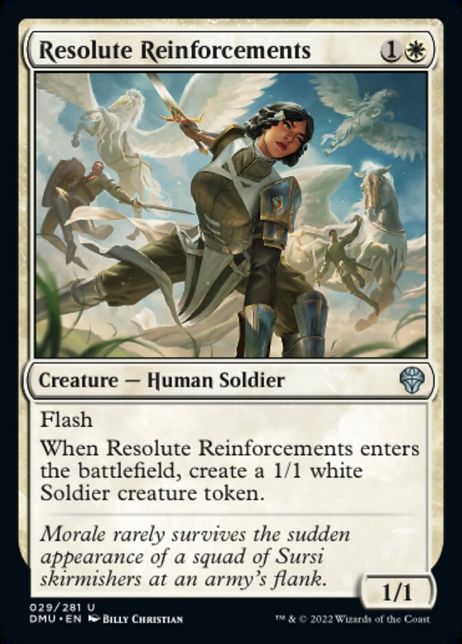 Resolute Reinforcements - [Foil] Dominaria United (DMU)