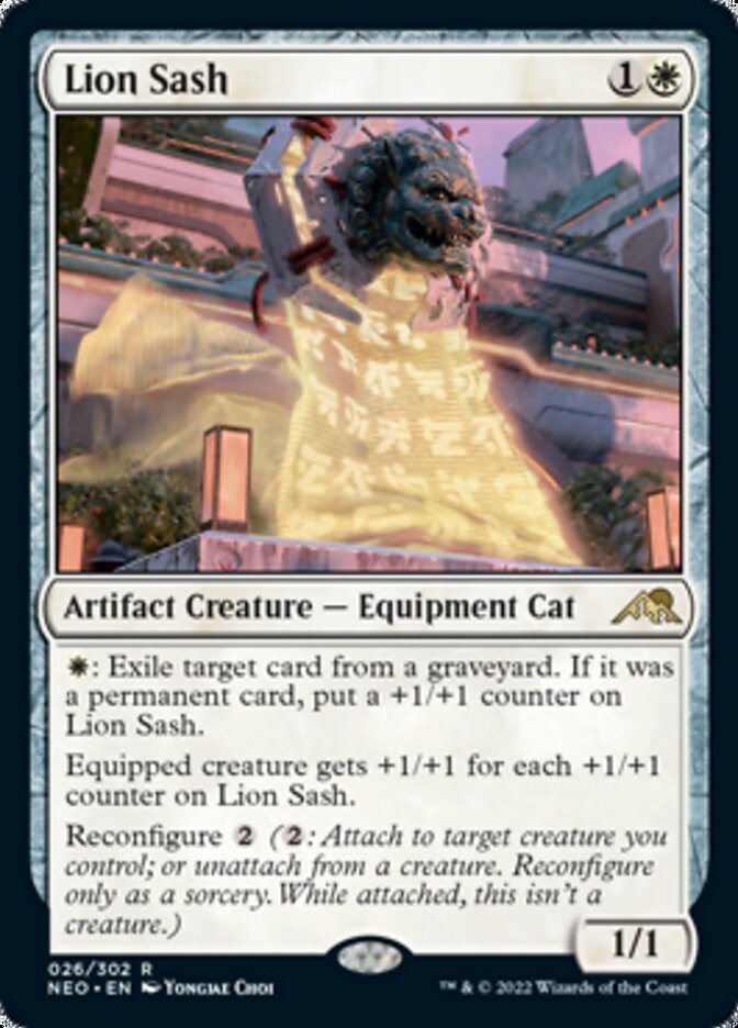 Lion Sash - [Foil] Kamigawa: Neon Dynasty (NEO)