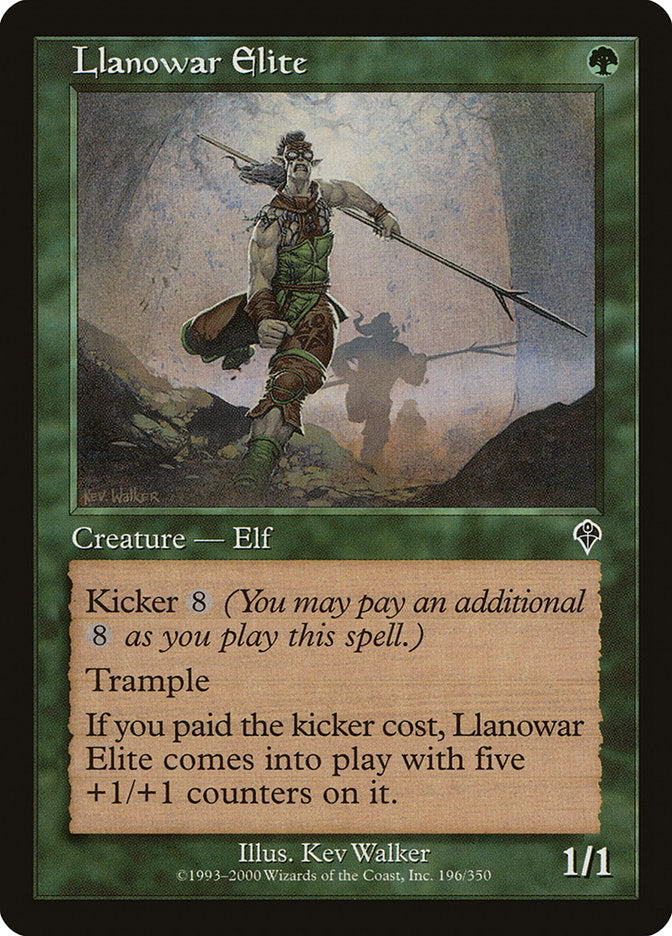 Llanowar Elite - [Foil, Retro Frame] Invasion (INV)