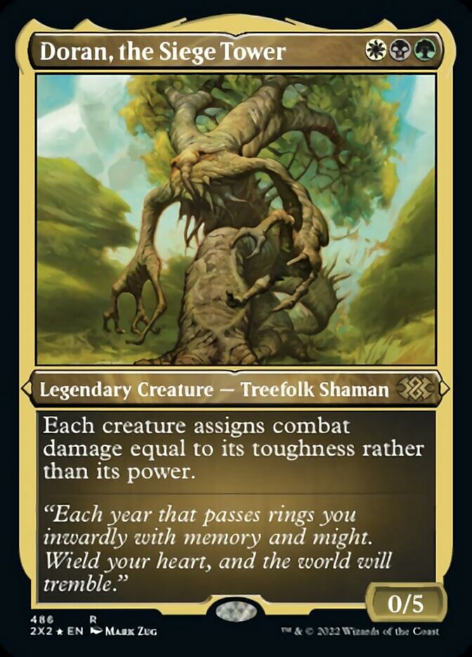 Doran, the Siege Tower - [Etched Foil] Double Masters 2022 (2X2)