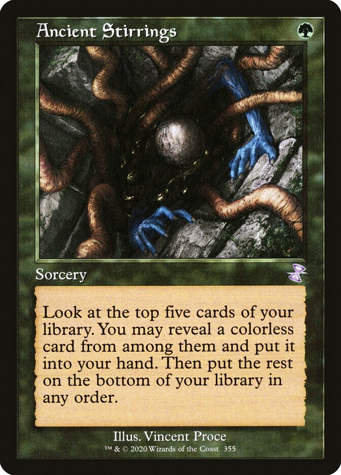 Ancient Stirrings - [Foil, Retro Frame] Time Spiral Remastered (TSR)