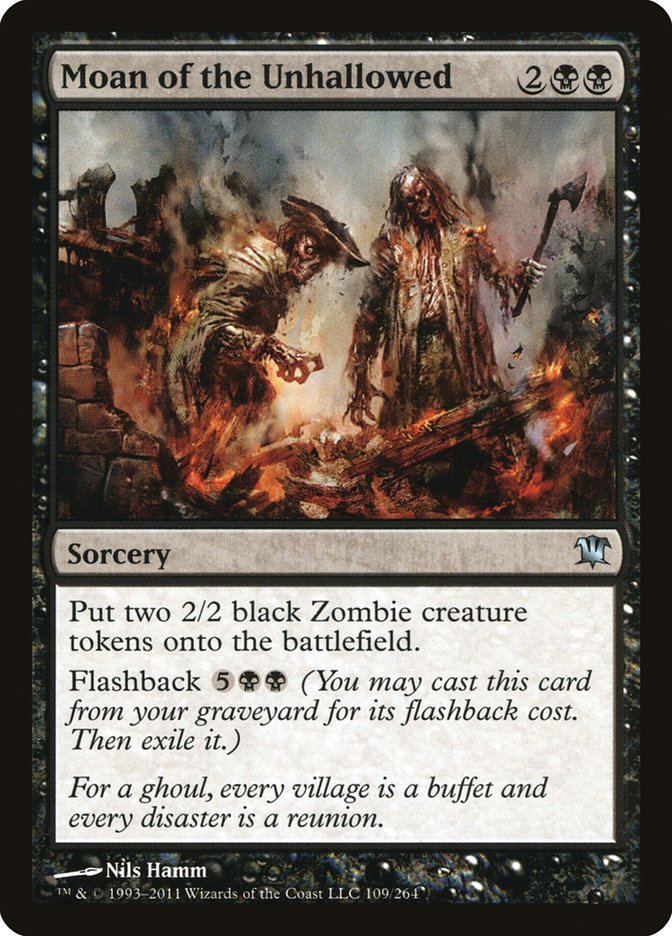 Moan of the Unhallowed - [Foil] Innistrad (ISD)