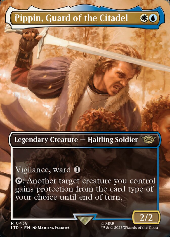 Pippin, Guard of the Citadel - [Foil, Borderless] The Lord of the Rings: Tales of Middle-earth (LTR)