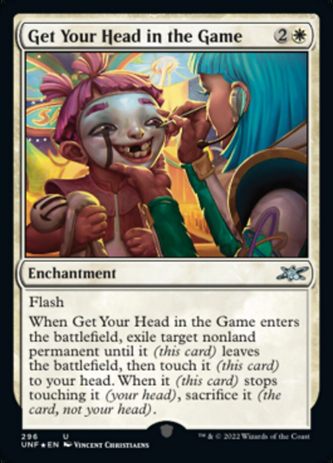 Get Your Head in the Game - [Galaxy Foil] Unfinity (UNF)