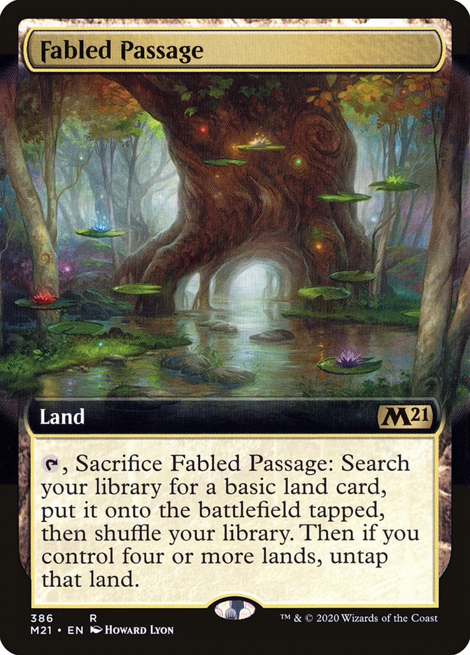 Fabled Passage - [Foil, Extended Art] Core Set 2021 (M21)
