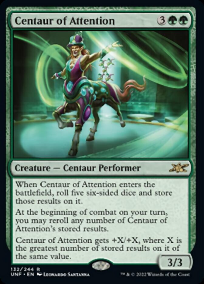 Centaur of Attention - [Foil] Unfinity (UNF)