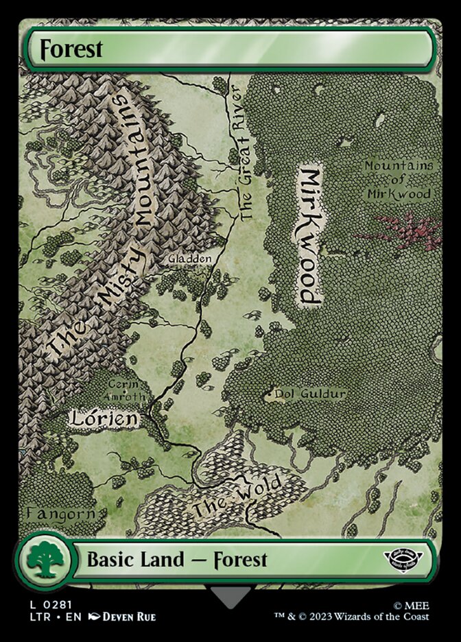 Forest (281) - [Full Art] The Lord of the Rings: Tales of Middle-earth (LTR)