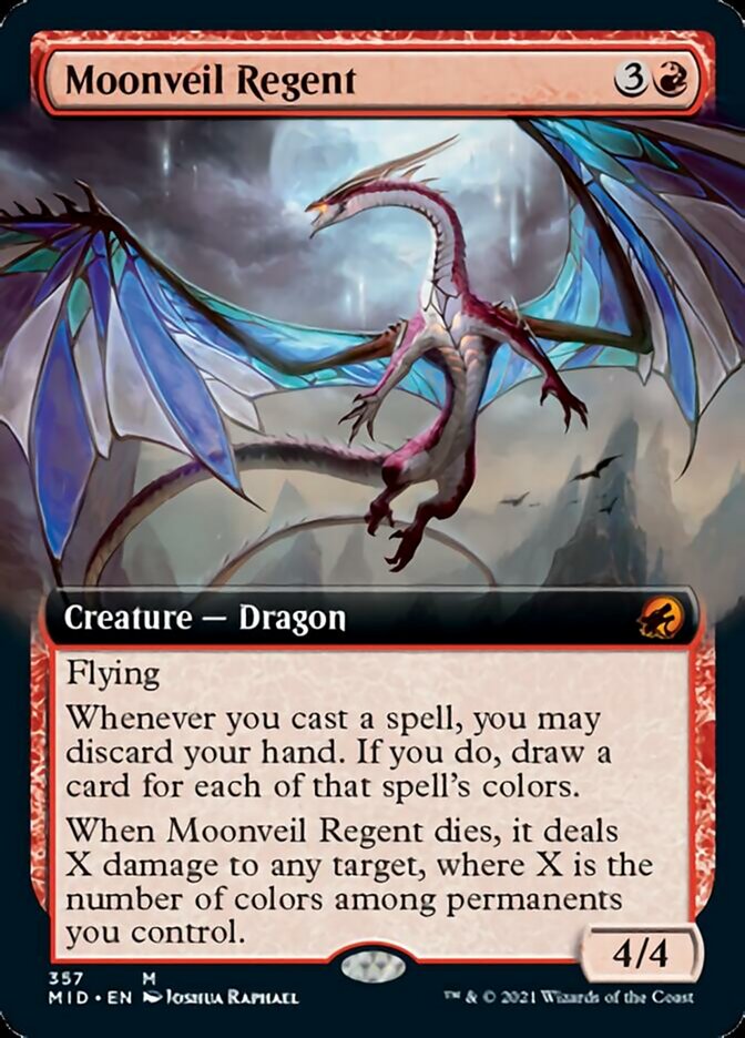 Moonveil Regent - [Foil, Extended Art] Innistrad: Midnight Hunt (MID)