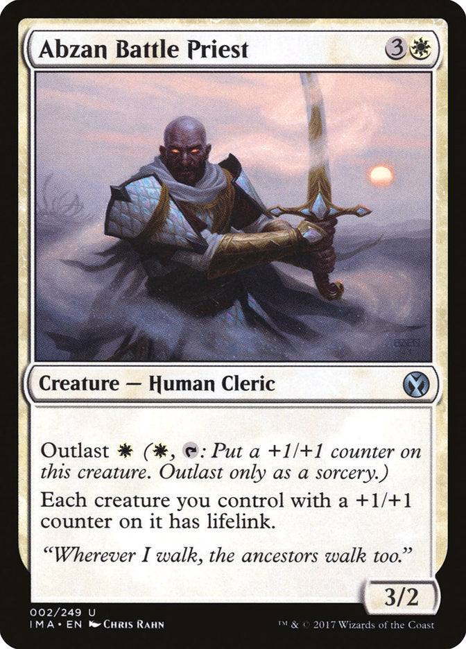 Abzan Battle Priest - [Foil] Iconic Masters (IMA)