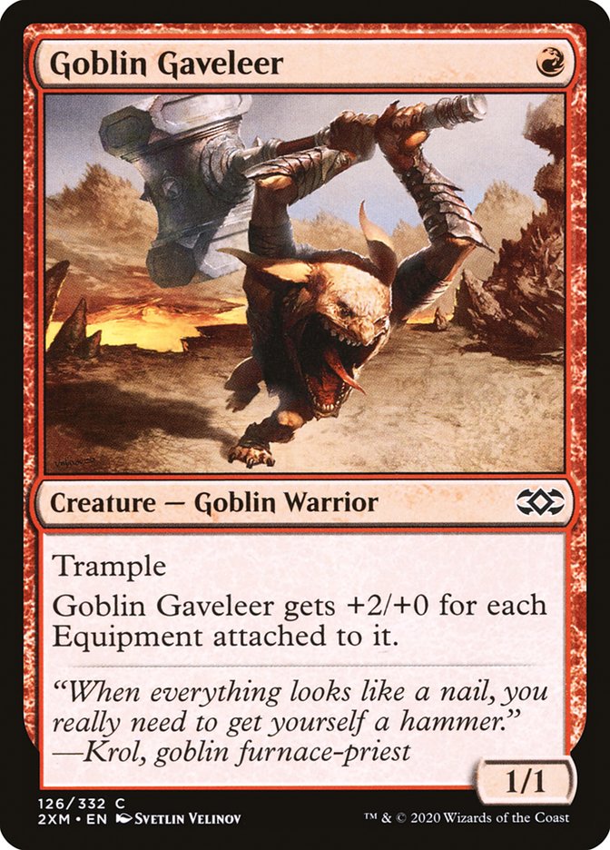 Goblin Gaveleer - [Foil] Double Masters (2XM)