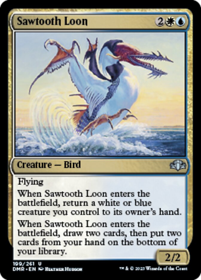 Sawtooth Loon - [Foil] Dominaria Remastered (DMR)