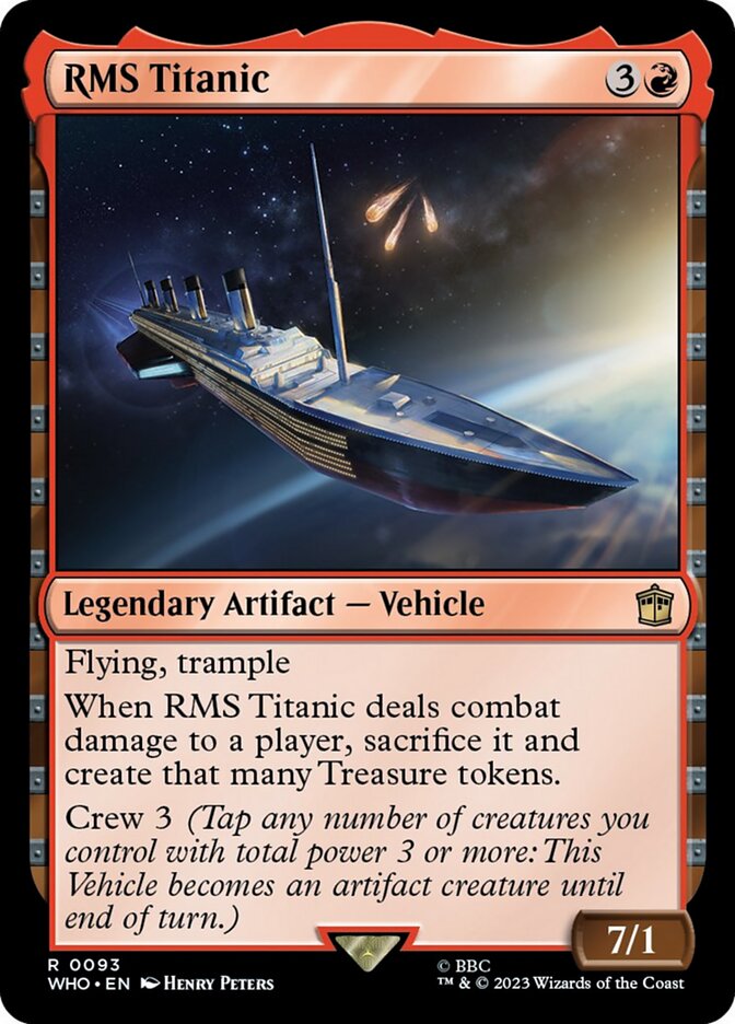 RMS Titanic - [Foil] Doctor Who (WHO)