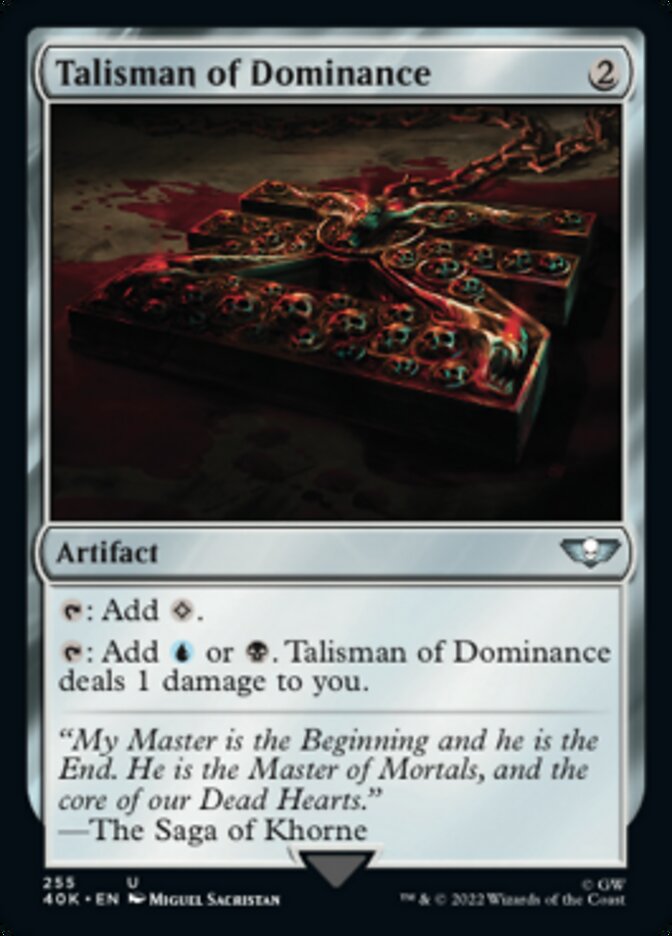 Talisman of Dominance - Warhammer 40,000 Commander (40K)