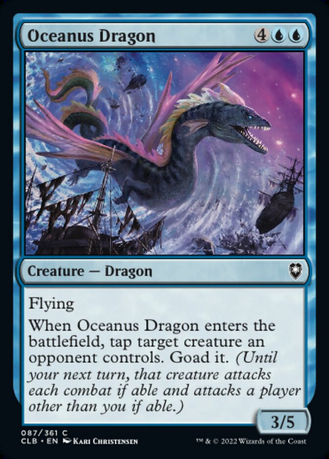 Oceanus Dragon - [Foil] Commander Legends: Battle for Baldur's Gate (CLB)