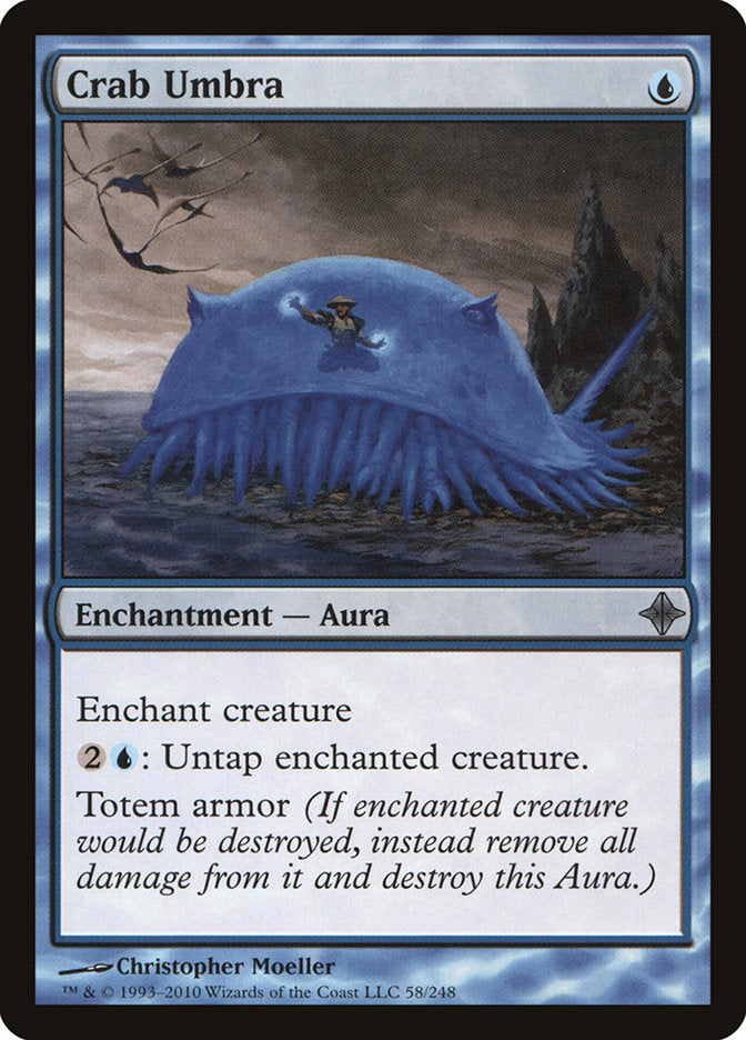 Crab Umbra - [Foil] Rise of the Eldrazi (ROE)