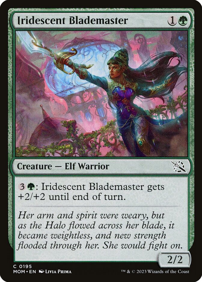 Iridescent Blademaster - [Foil] March of the Machine (MOM)