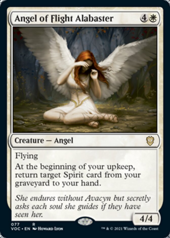 Angel of Flight Alabaster - [Foil] Crimson Vow Commander (VOC)