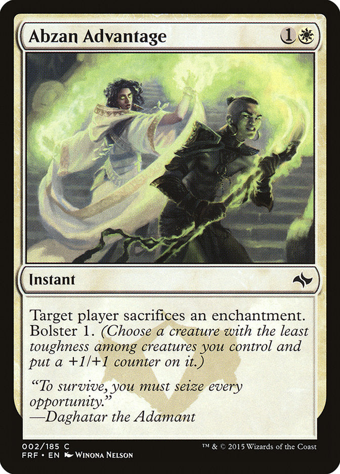 Abzan Advantage - [Foil] Fate Reforged (FRF)