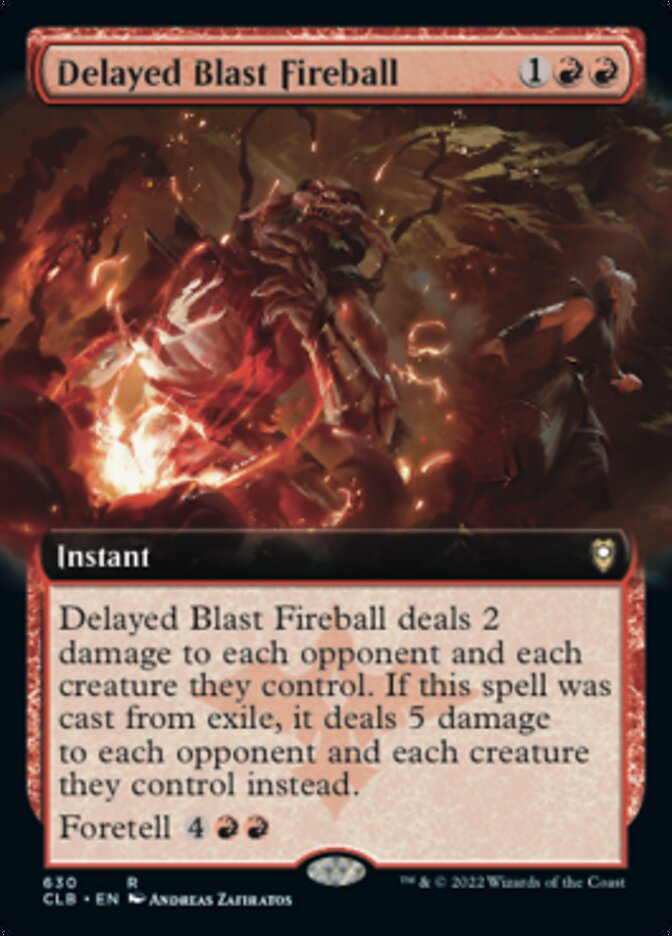 Delayed Blast Fireball - [Extended Art] Commander Legends: Battle for Baldur's Gate (CLB)